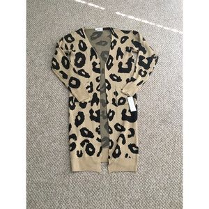 Goodnight Macaroon Sweaters - GOODNIGHT MACAROON REILLY LEOPARD CARDIGAN Goodnight Macaroon Sweaters - GOODNIGHT MACAROON REILLY LEOPARD CARDIGAN